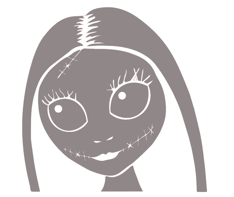 SALLY SKELLINGTON, NIGHTMARE JACK Decal Sticker for Car, Window, Laptop, Tumbler