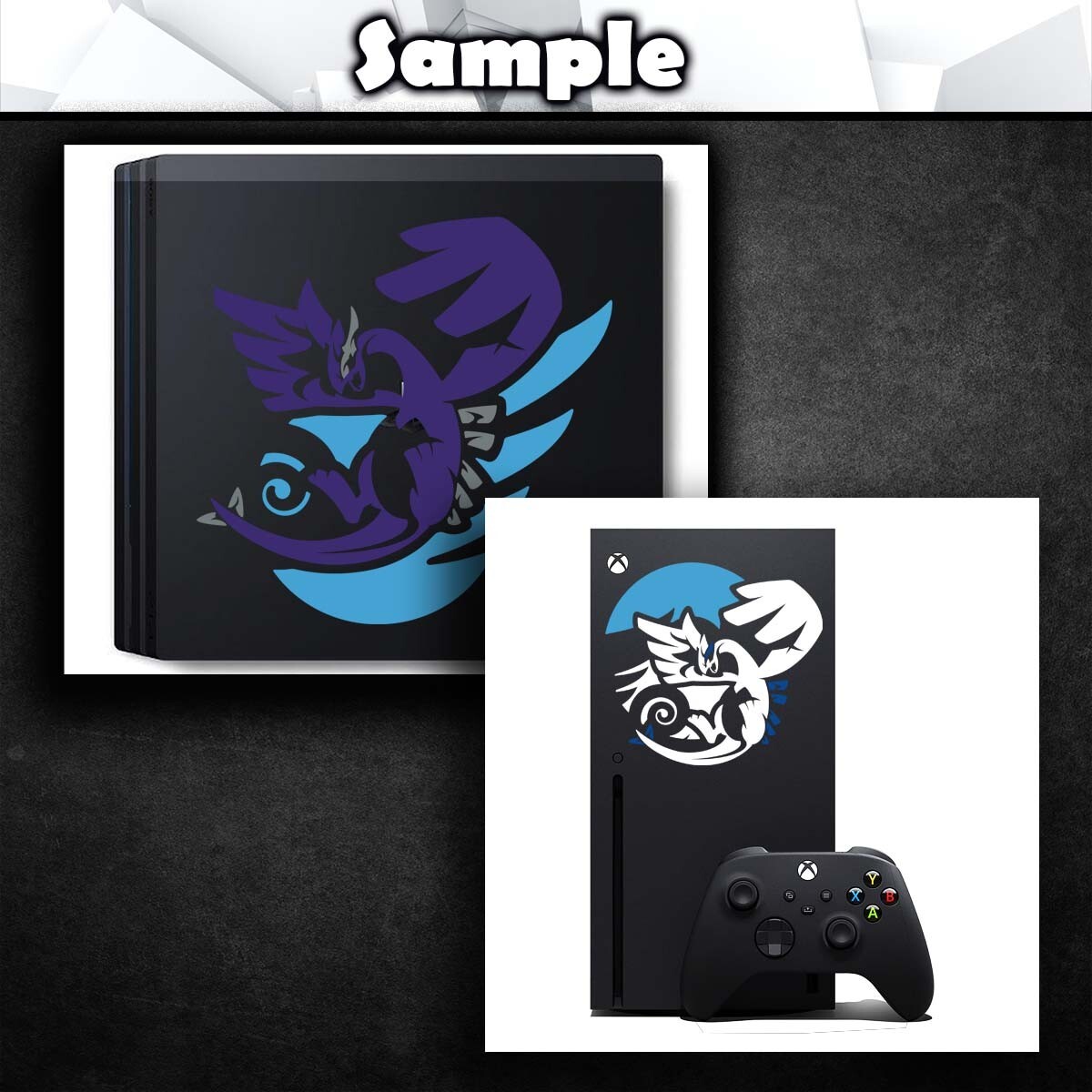 Lugia Vinyl Decal Sticker (Anime Video Game Monster Car Window Laptop PC Tower)