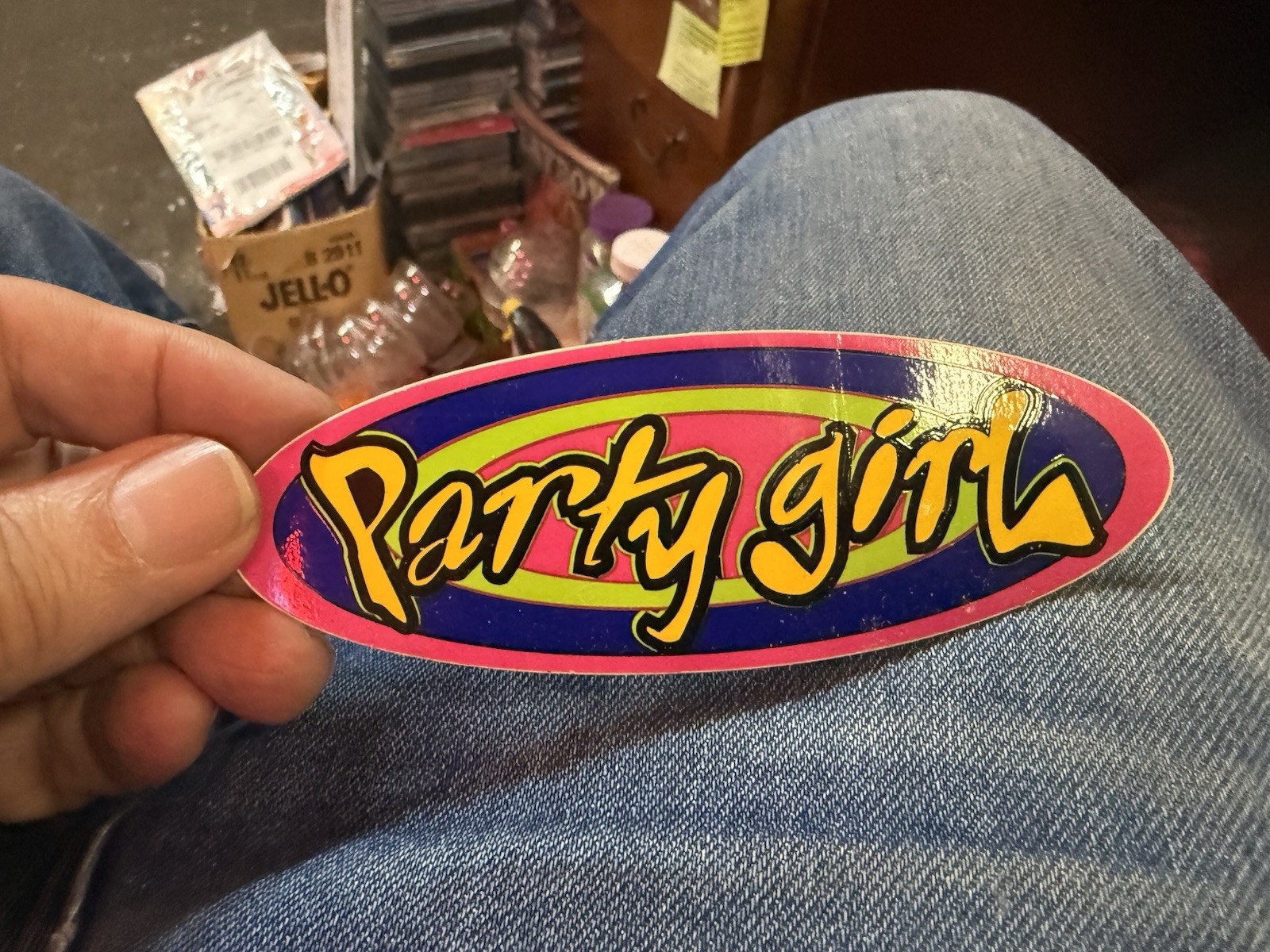Party Girl – 1x 5 Inch New – Sticker
