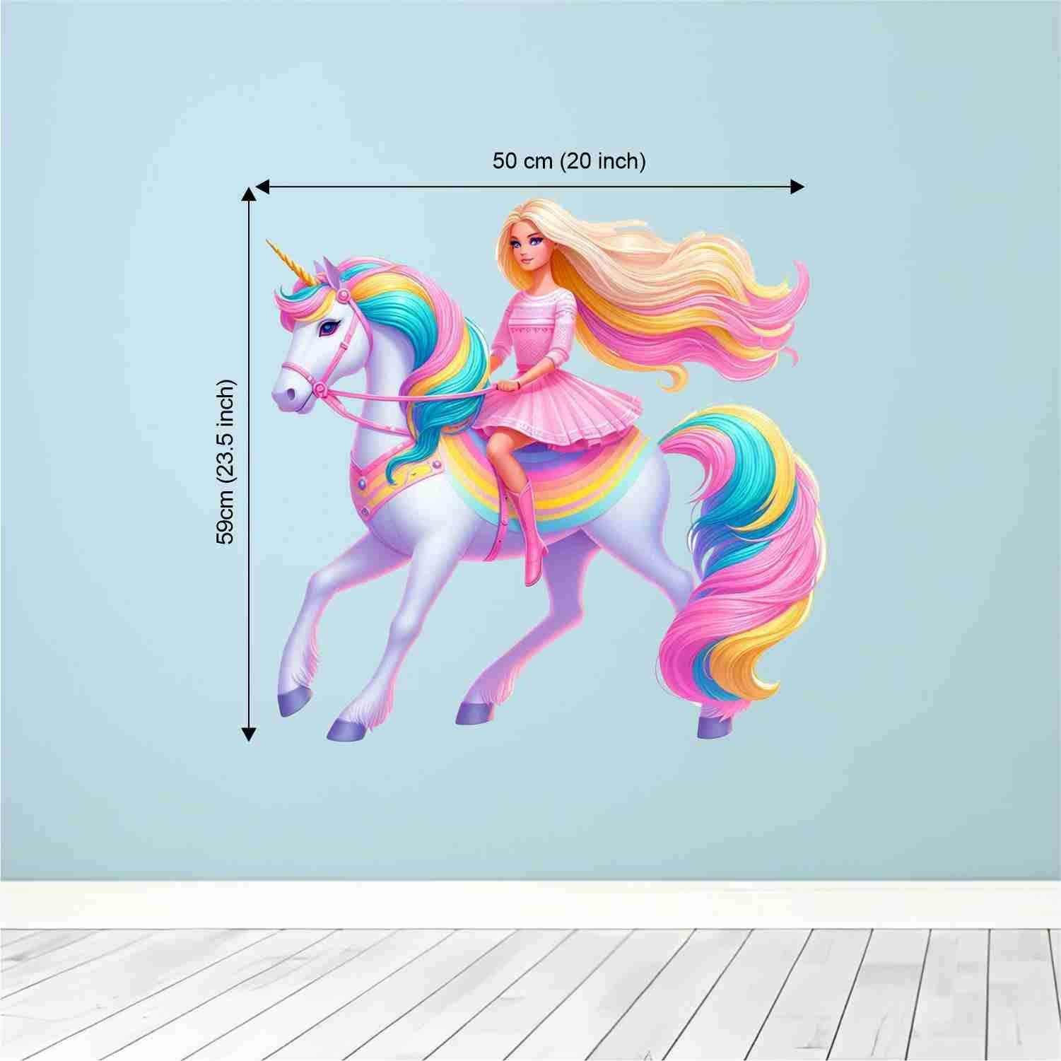 SkyOlla Fairy Princess Wall Sticker Kids Room Decor Self Adhesive Pack of 2