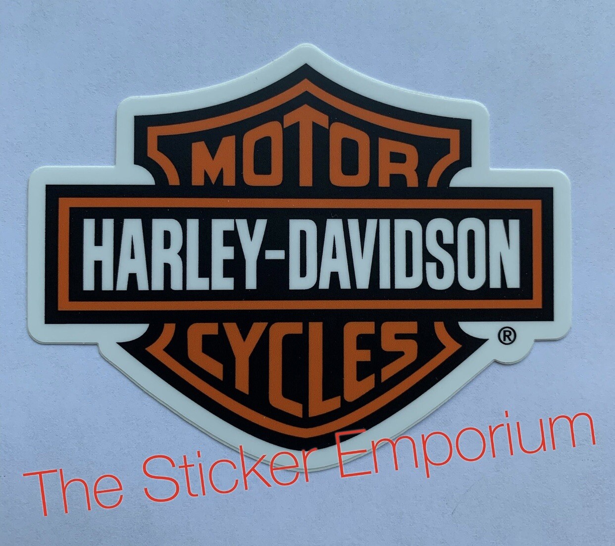 Vintage Style HD Motorcycle Sticker Helmet Tank Toolbox Car Retro Patch Decal