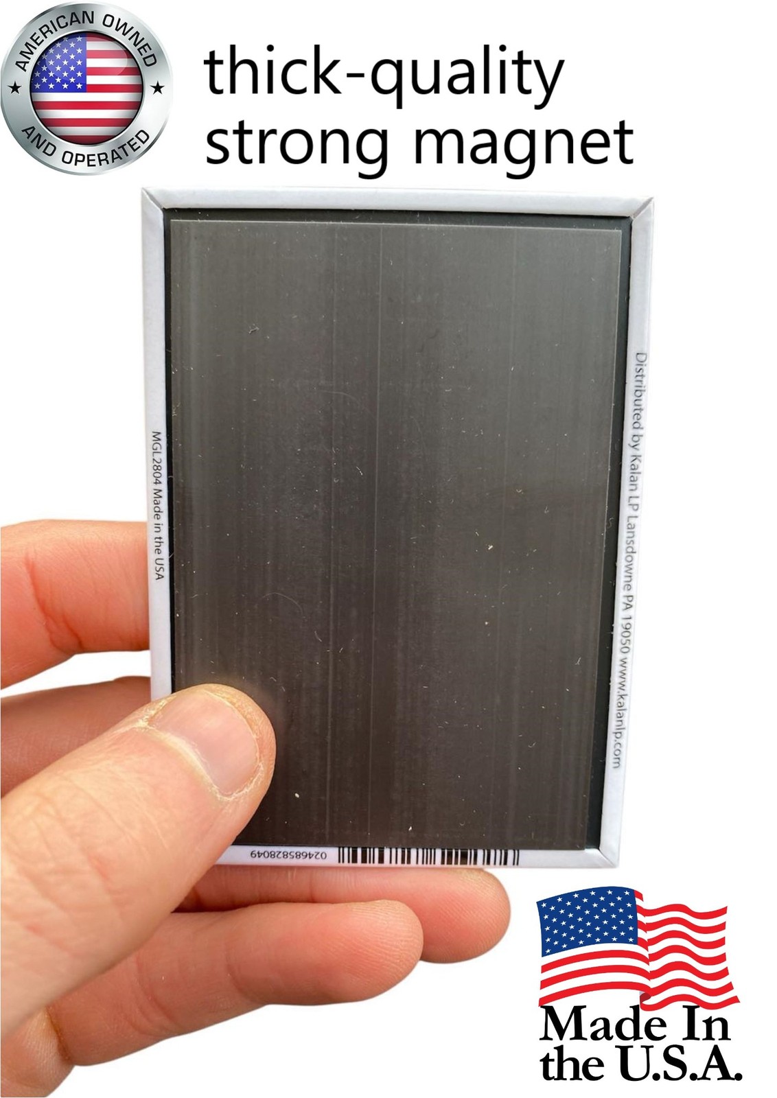 USA American Flag Fridge Magnet Kitchen Home Decor – 3.5" x 2.5" Made in USA