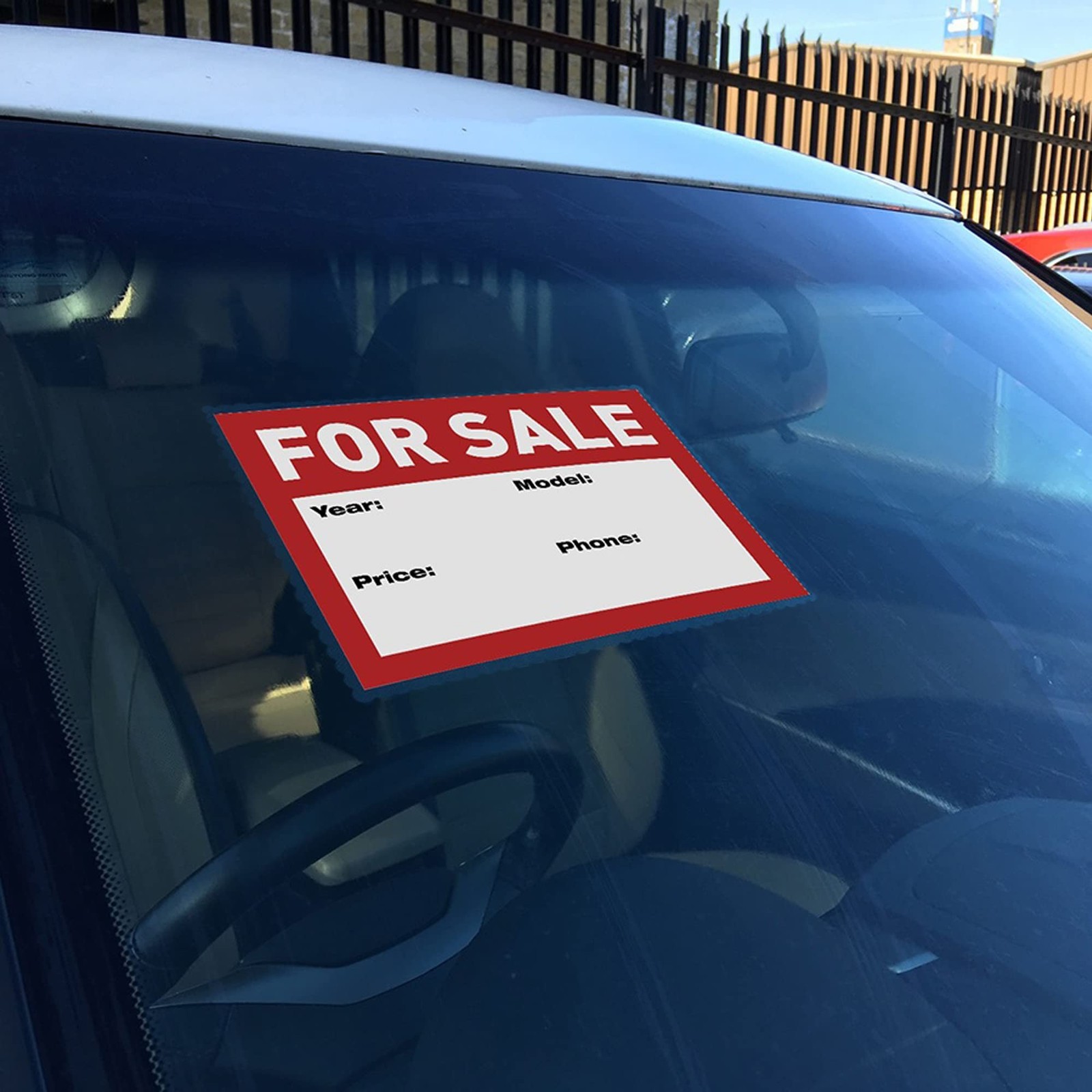 Easy Sticker Application! 5"x7" Windshield Applicator 5 Pack Static Cling New
