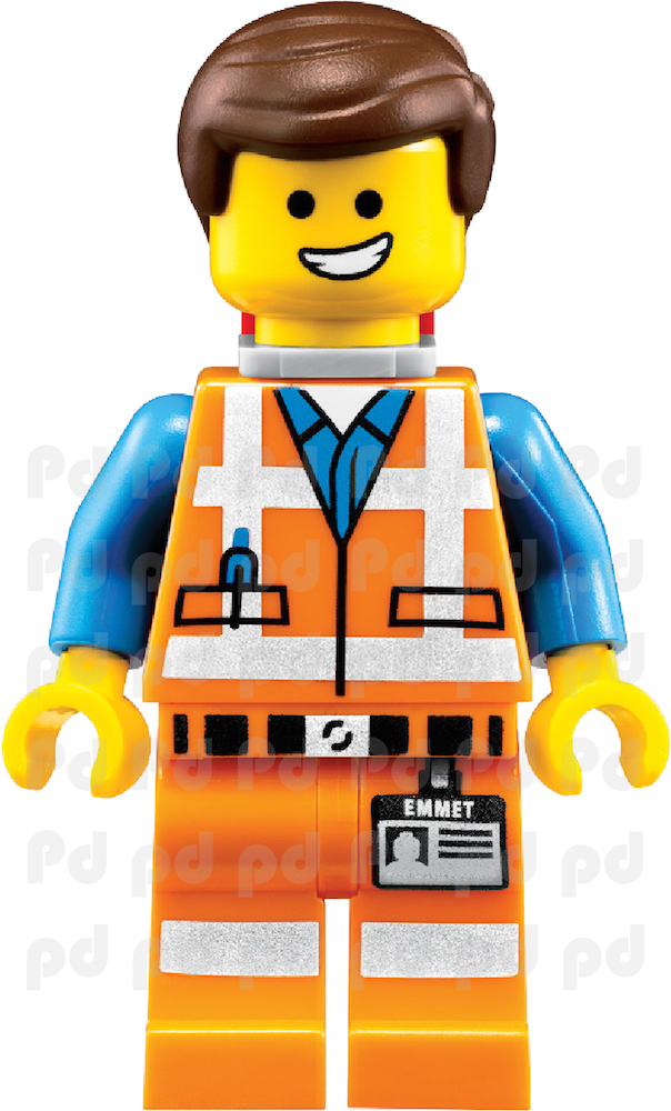 Emmet Movie Wall Decal Kids Movie Animated Wall Mural Toy Character, e11
