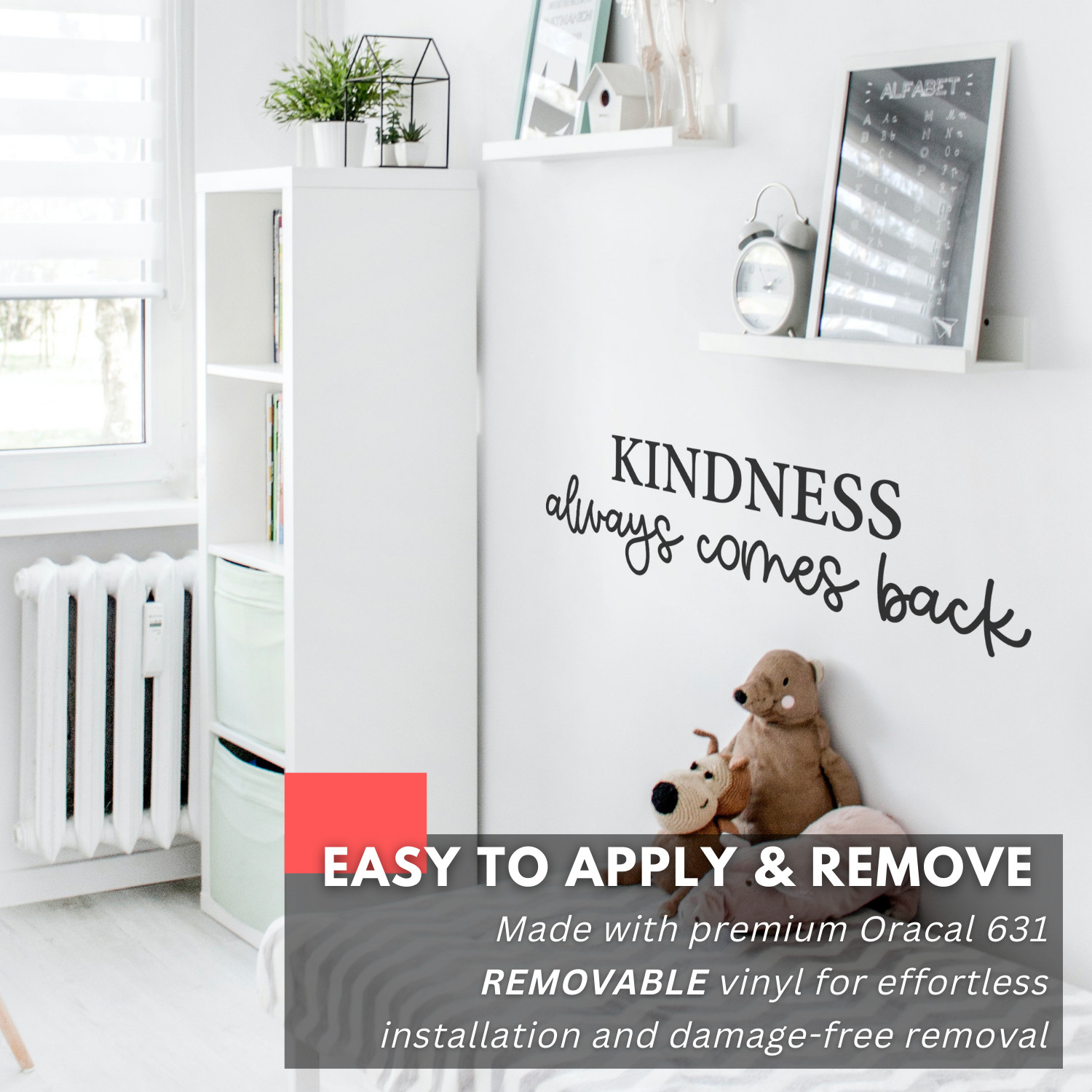 Kindness Always Come Back Inspirational Wall Decal Sticker Quote Vinyl Decor