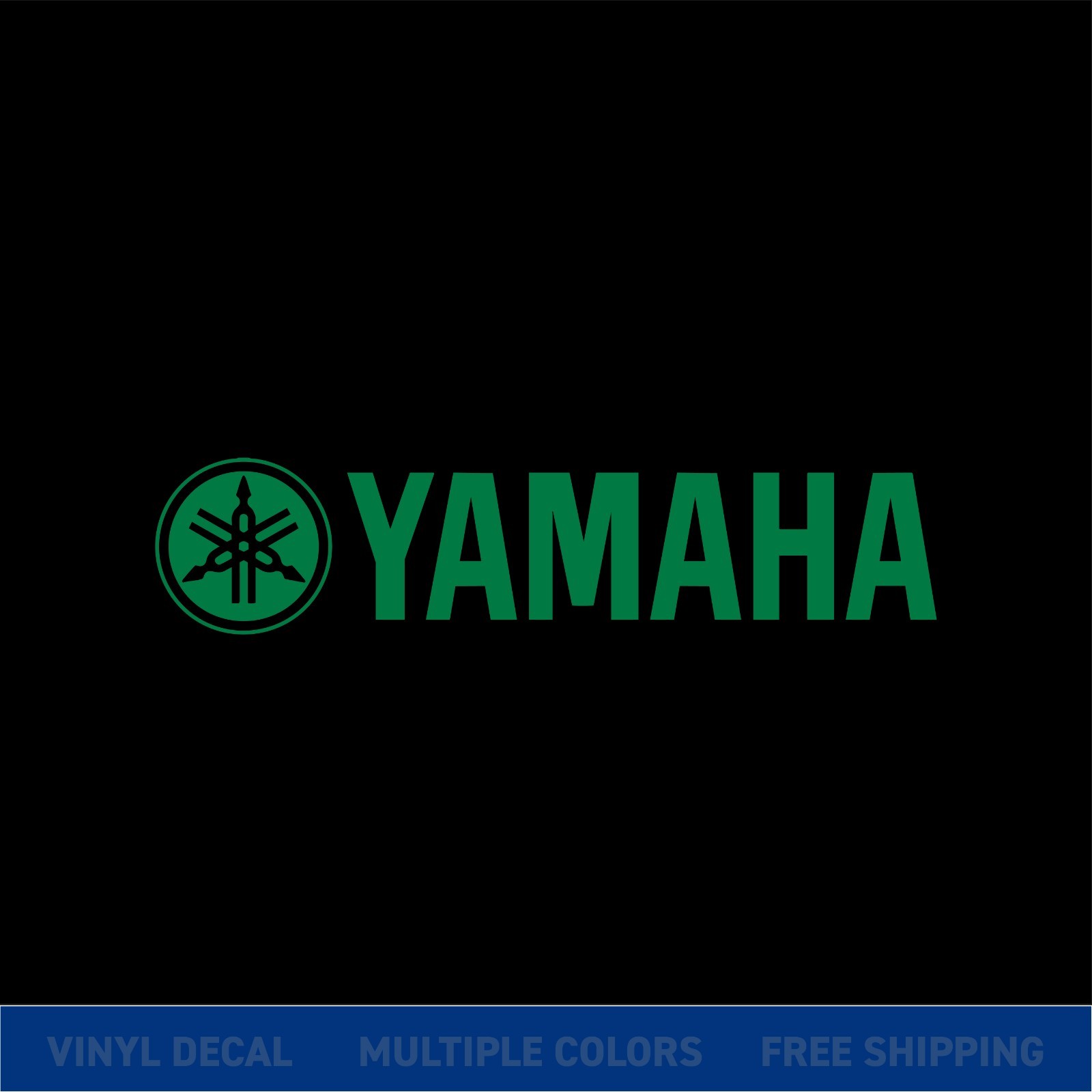 Yamaha Logo Vinyl Decal Sticker | Motorcycle Car Window Bike Graphic | xColors