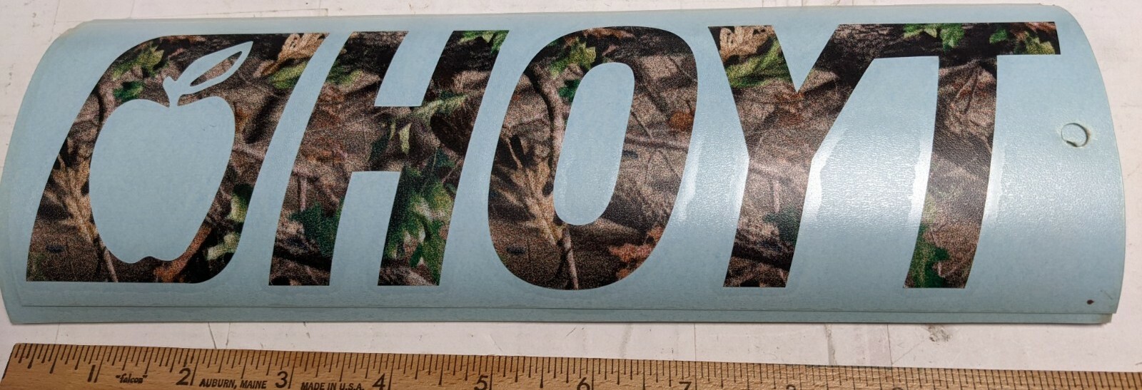 Hoyt ~old style~ Camo Apple Logo Decal Sticker Bow Hunting Archery Deer