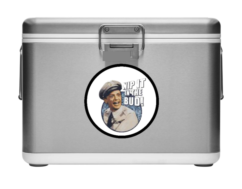 Andy Griffith Show – Barney (Nip It) – 4" Vinyl Decal Car Cooler Laptop Truck 25