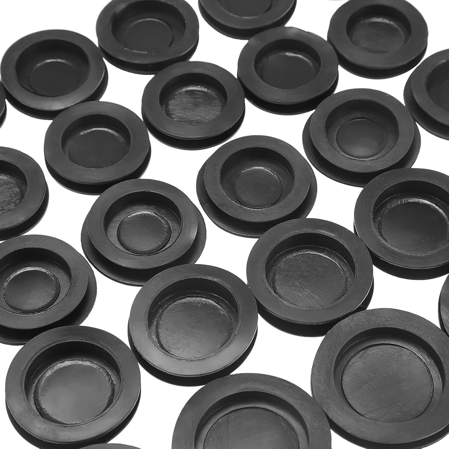 Boao 20 Pieces Piggy Bank Stopper Replacement Plugs 5 Sizes, Black
