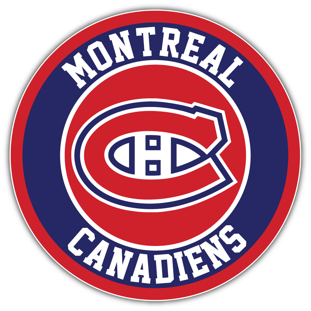 Montreal Canadiens Logo NHL Sport Car Bumper Sticker Decal "SIZES"