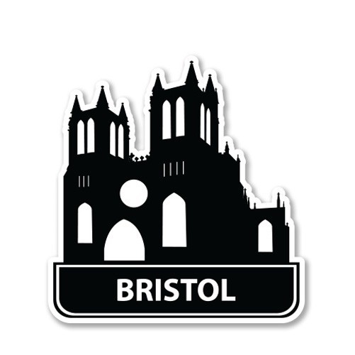 Bristol Car Laptop Phone Vinyl Sticker – SELECT SIZE