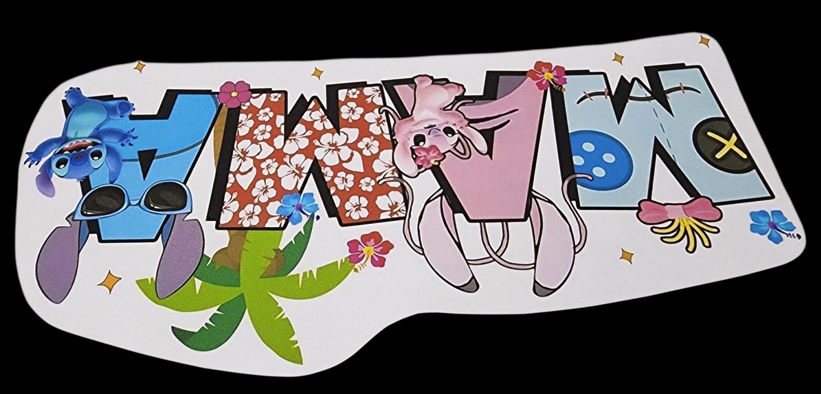 Lilo & Stitch Mama Inspired Waterproof Car Decal Vinyl Sticker Kid Movie Cartoon