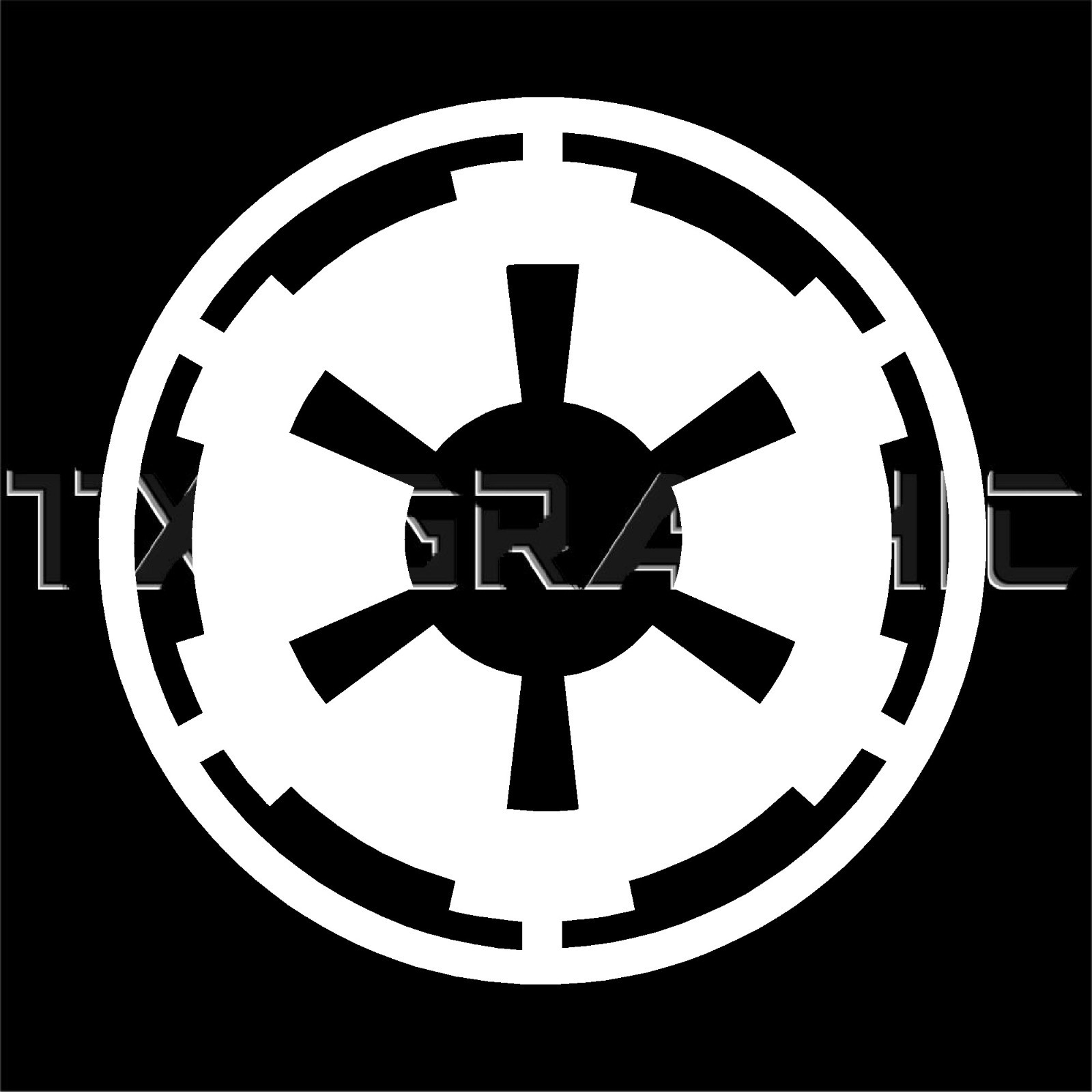 GALACTIC EMPIRE LOGO DECAL STAR WARS VINYL STICKER