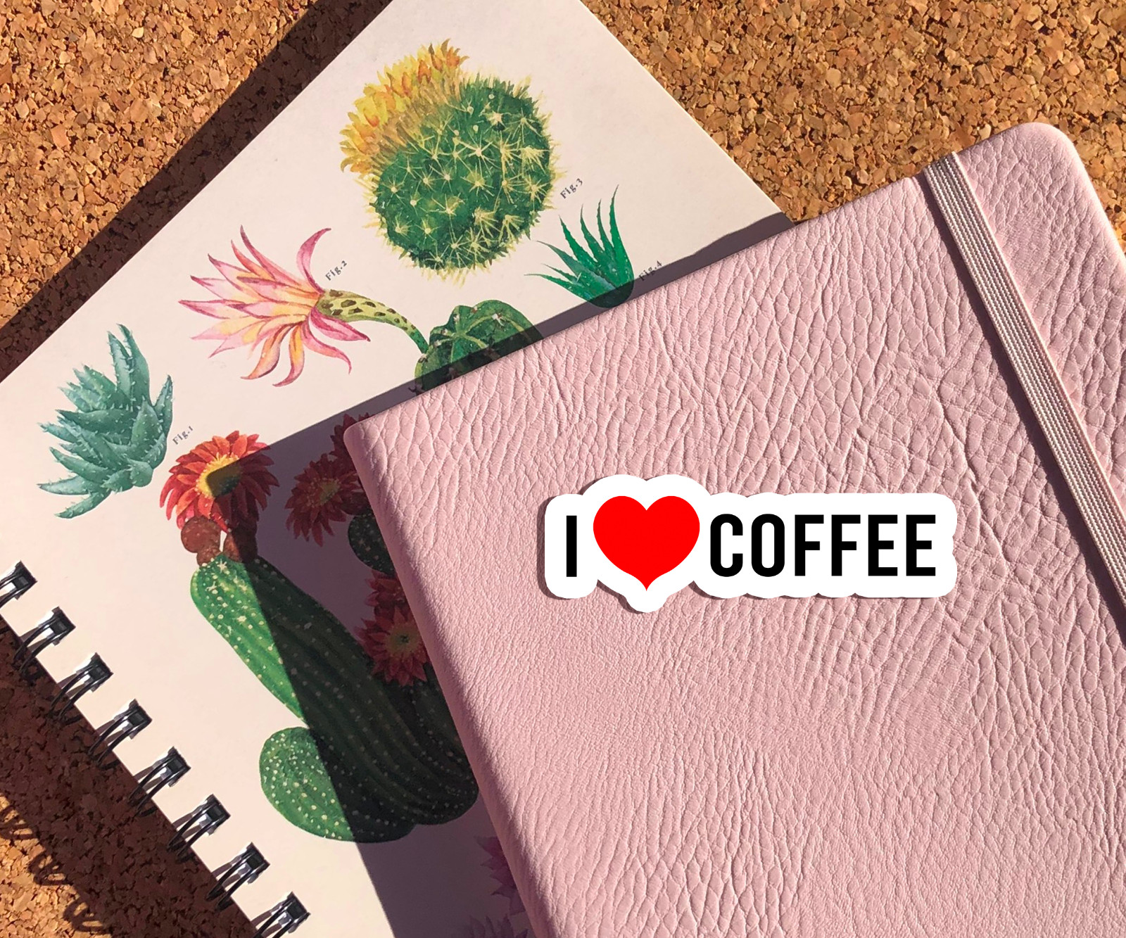 I Love Coffee Vinyl Sticker – Cute Caffeine Lover Decal