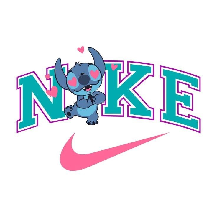 Stitch Nike Sticker Decal 1 Laptop Wall Mirror Cup Tumblr Locker