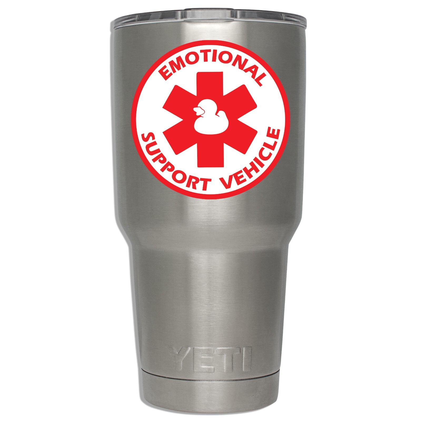 Collectible Decals Emotional Support Vehicle Vinyl Sticker