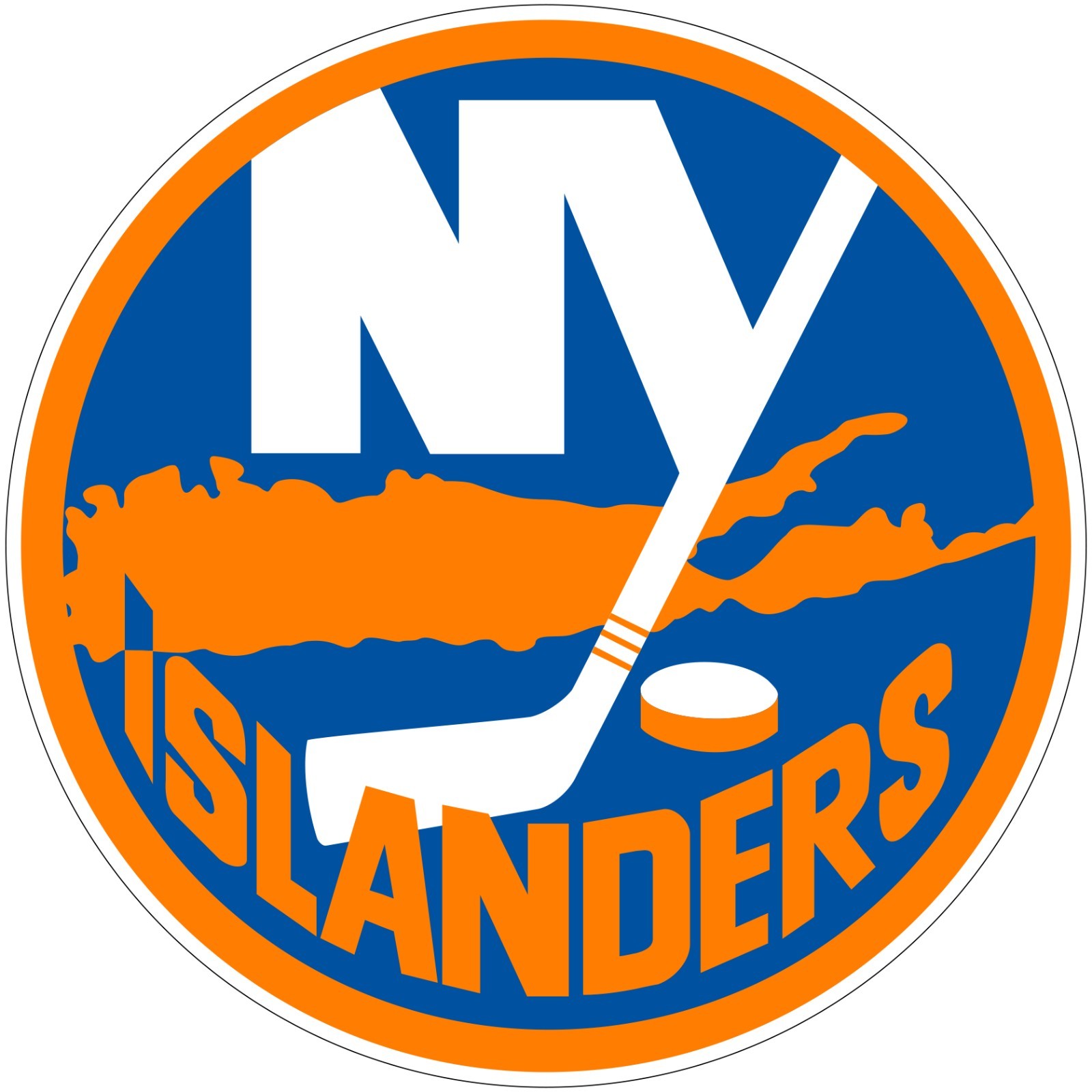 New York Islanders Indoor Wall Vinyl Decal Sticker 5" – 52"