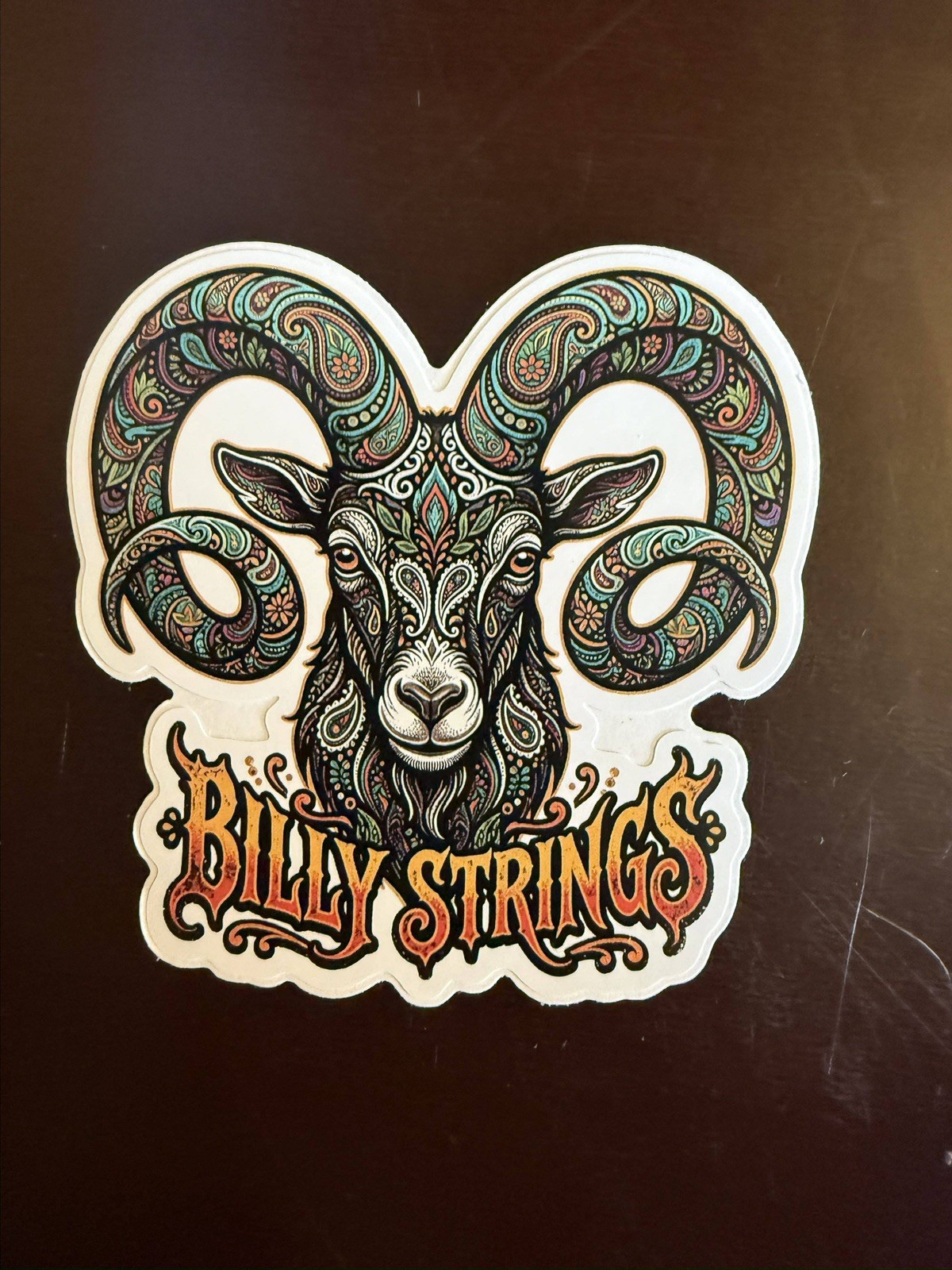 Goat Billy Strings BMFS Fan Art Vinyl Sticker