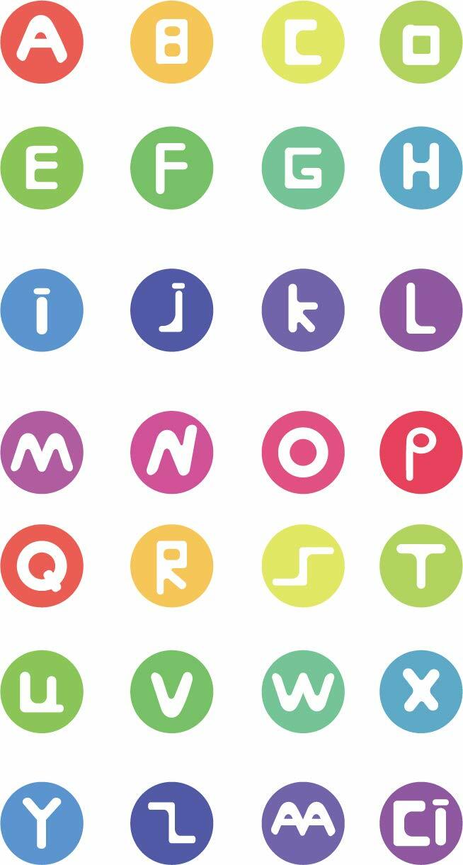 Alphabet ABC Baby Nursery Peel & Stick Wall Art Sticker Decals Kids Nursery Room