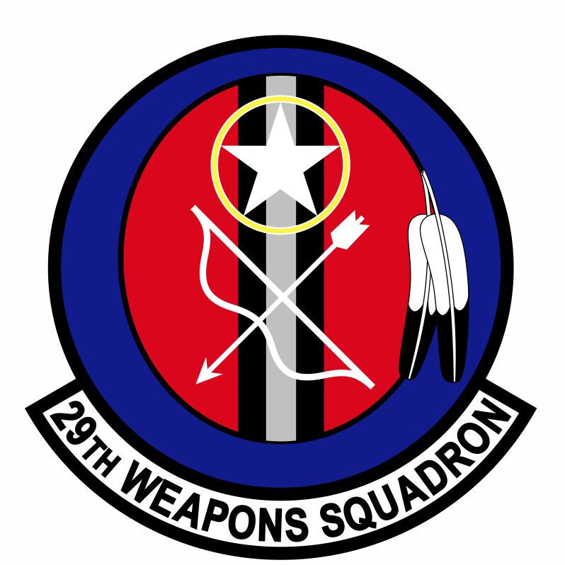 US Air Force 29th Weapons Squadron Sticker decal M632
