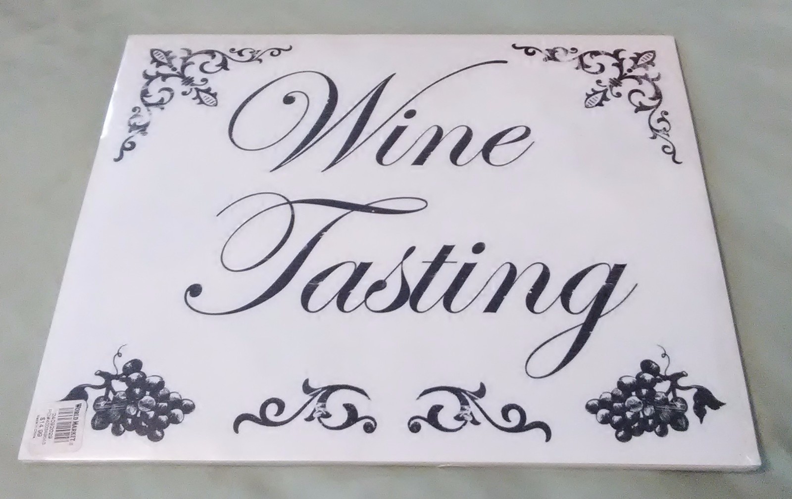 Wine Tasting Wall Decals/Stickers Art-A-Peel, 4 Sheets 11" x 14" Room Black NEW