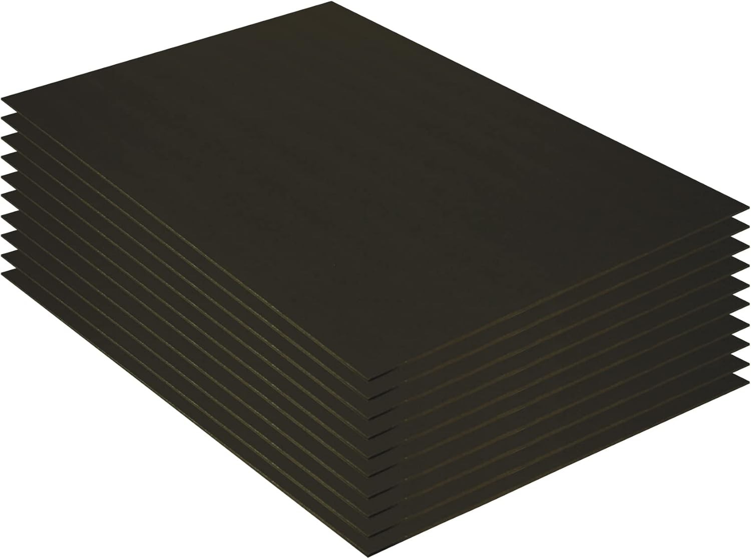 UCreate Foam Board, Black-on-Black, 20" x 30", 10 Sheets Black