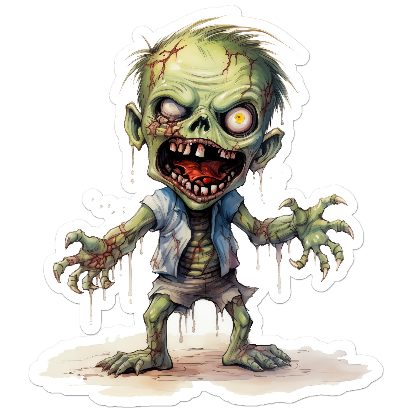 Monster Zombie Claws – Vinyl Decal Sticker – Car Window Laptop – ebn9245