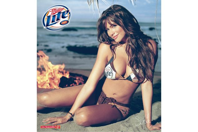 SOFIA VERGARA MILLER LITE BEER GIRL #3 REFRIGERATOR MAGNET MAN CAVE GIFT SEXY