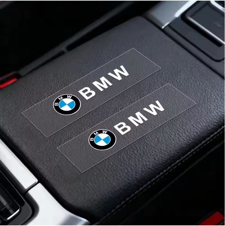 SJT88-66 Car Interior Sticker Creative Emblem Badge Sticker Waterproof For BMW..