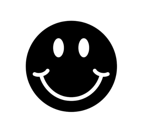 Retro Smile Face Vinyl Decal Sticker Car Truck Window Laptop Happy Face