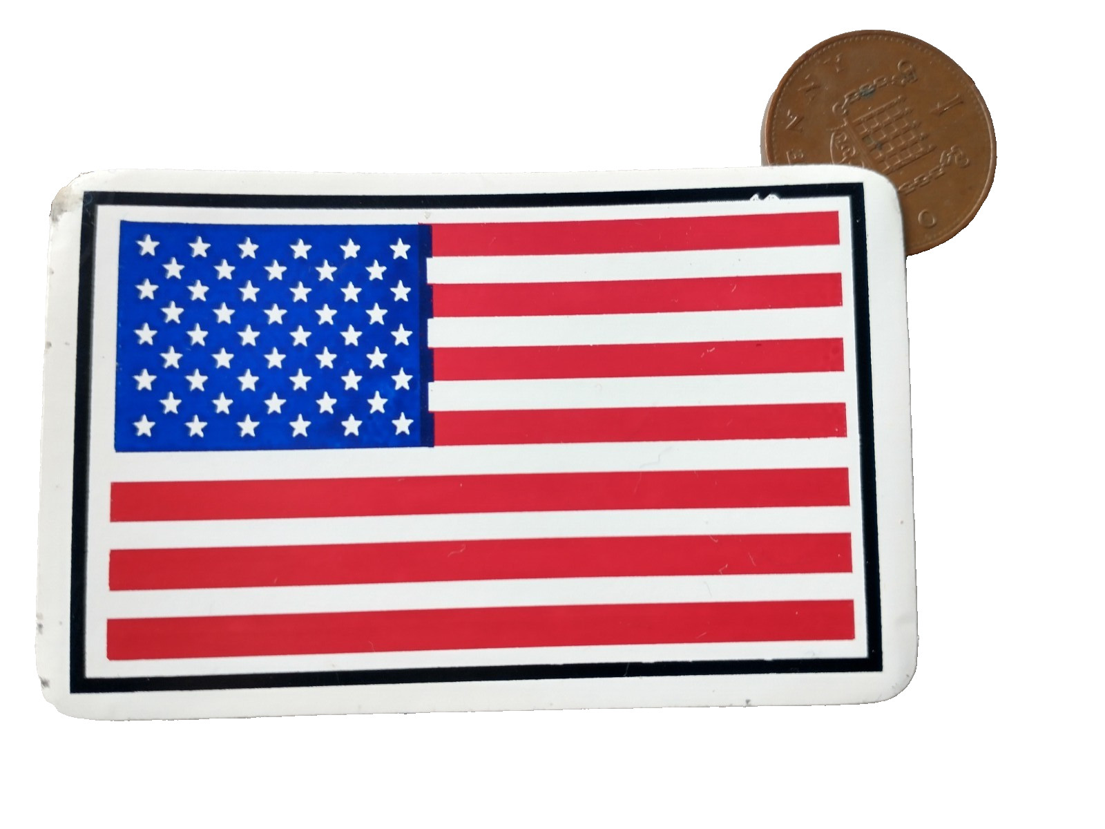 USA FLAG United States of America decal sticker small size for hard hats