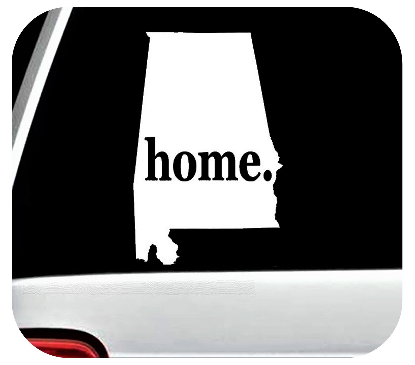 Alabama Home Decal State Sticker for Car Truck SUV Laptop Mirror E1001