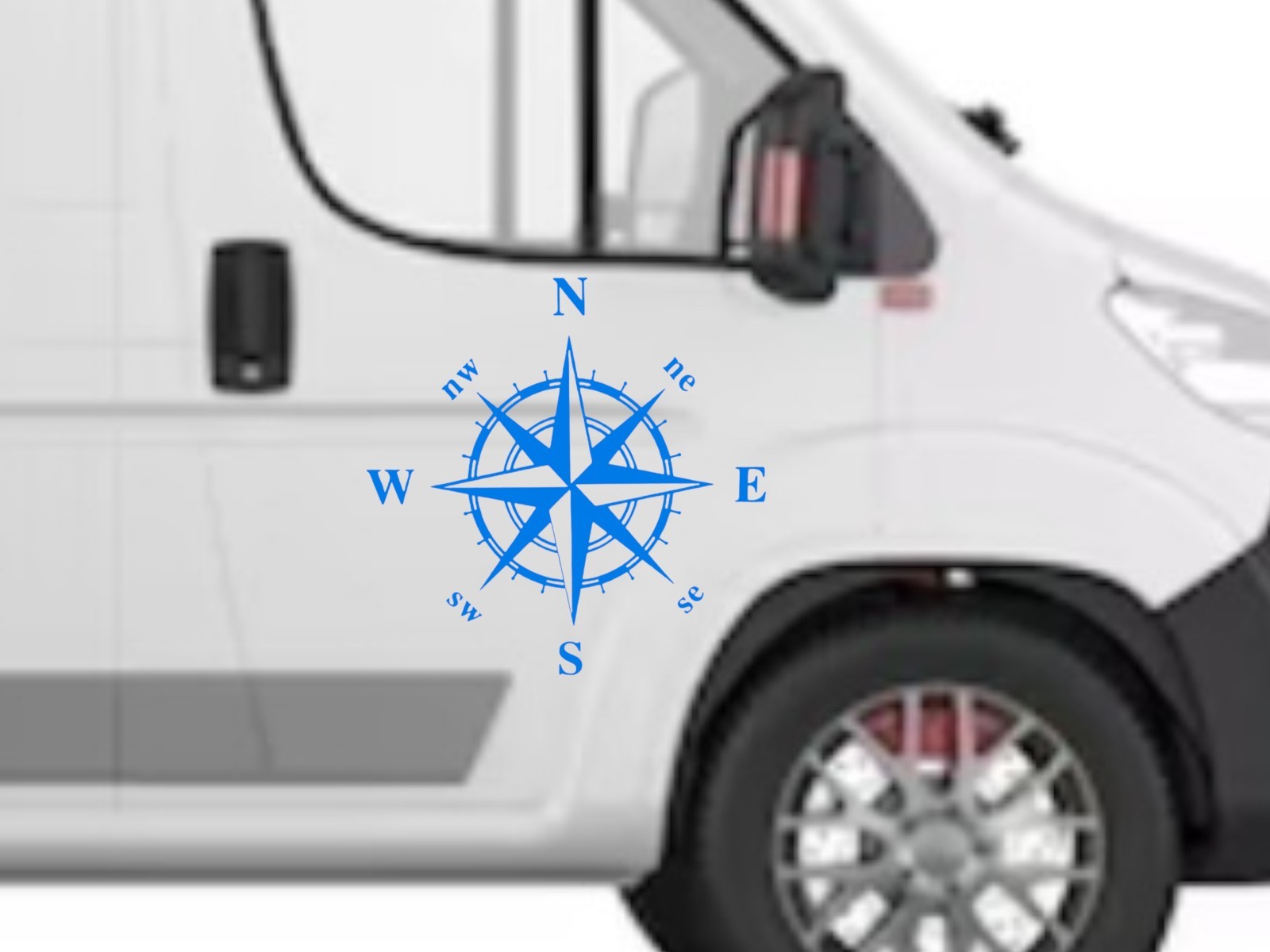 NSEW compass design #3 Decal for car Windows Laptops most Smooth Surfaces