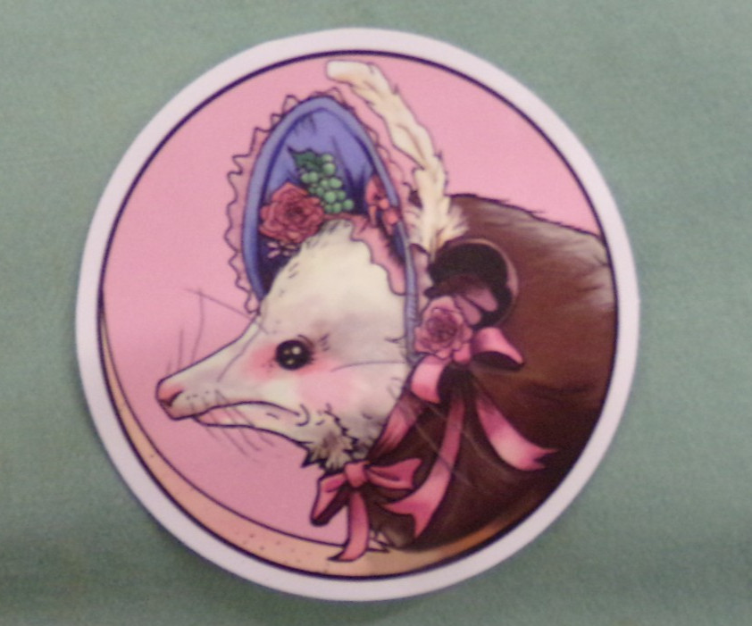 Lot of 52 Assorted Funny, Cute Possum Stickers ~ NEW ~ Decals