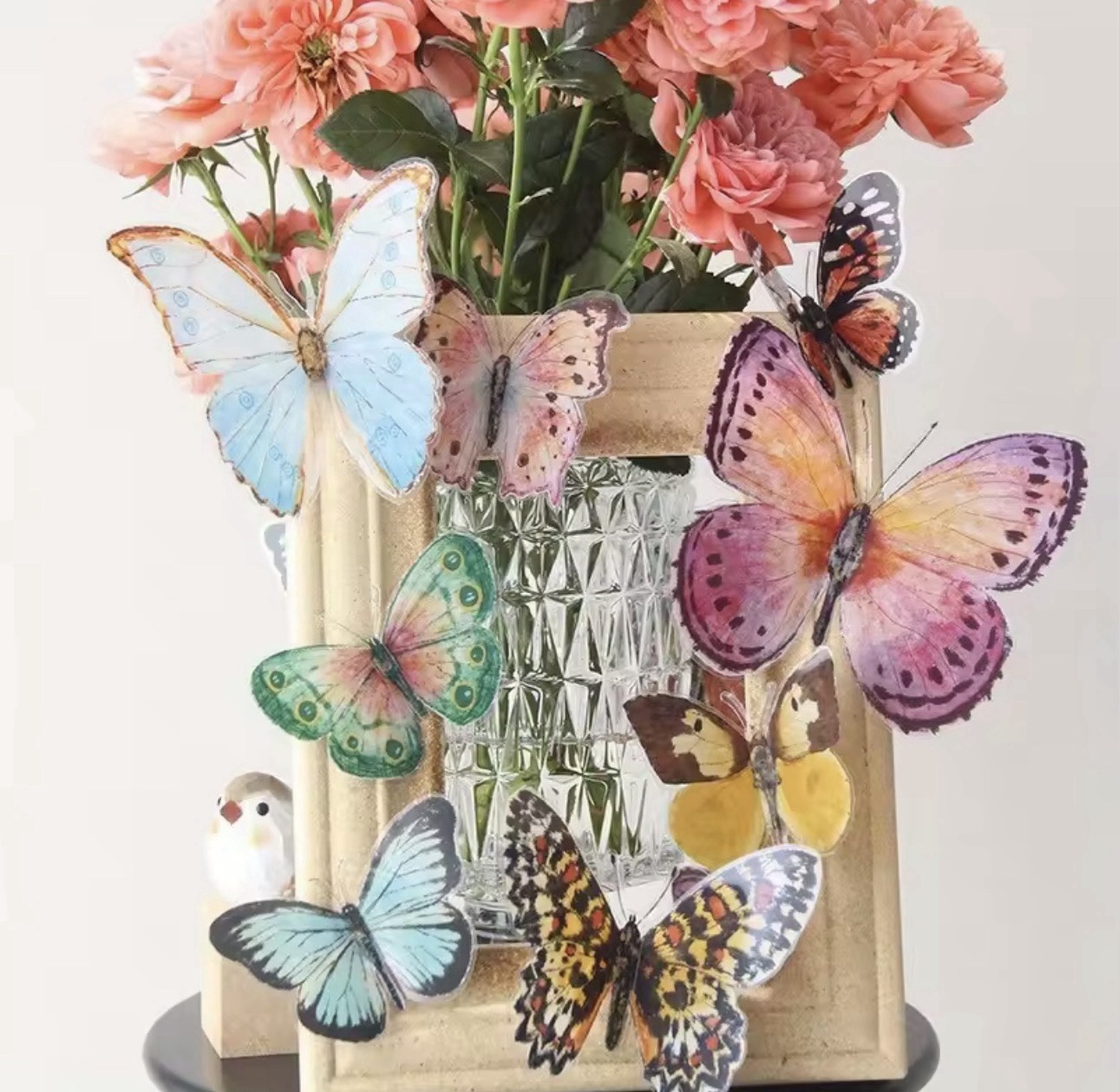 36PCS 3D Butterfly Wall Decor Stickers Set Removable Colorful Room DIY Home Art