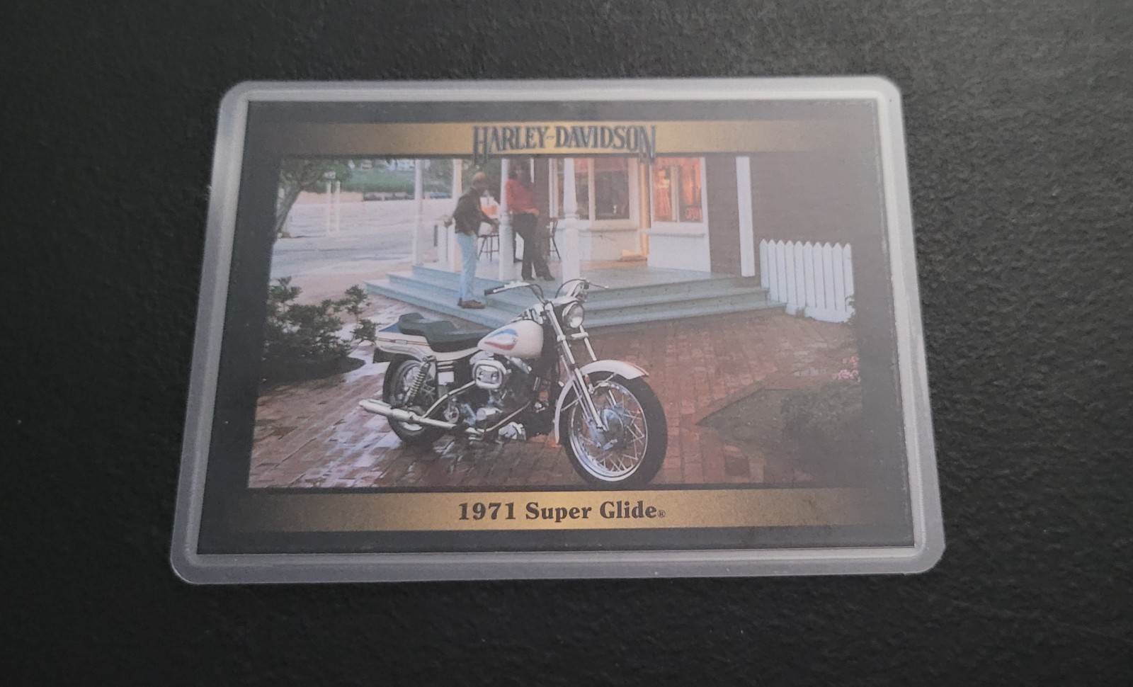 Harley Davidson Fridge/Locker/Cabinet Laminated Collectible Card Magnets VTG