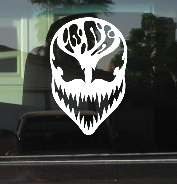 CARNAGE (SPIDERMAN) 7 INCH VINYL STICKER