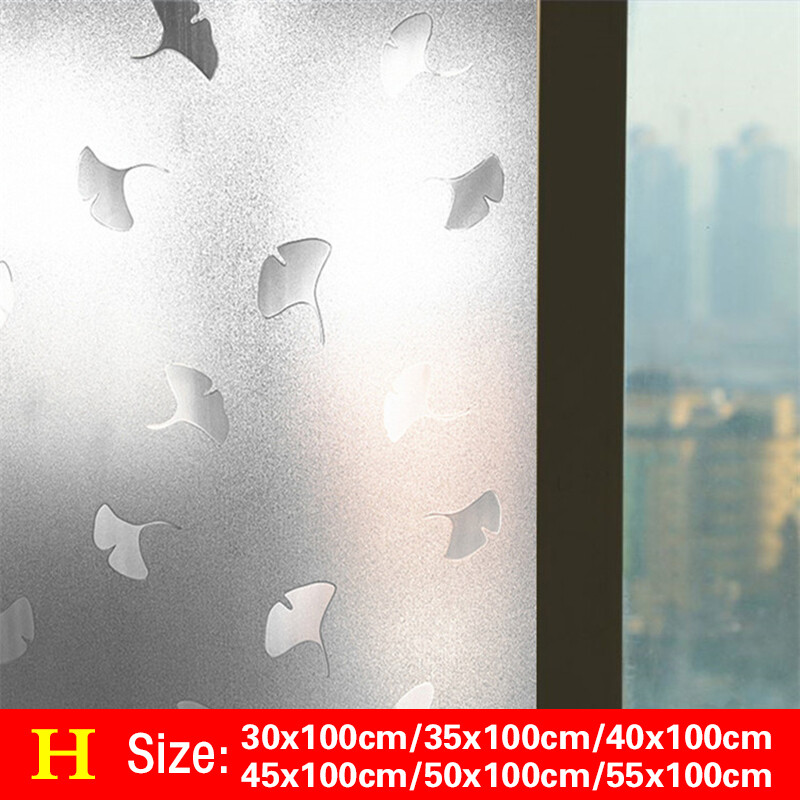 3D Window Films Anti UV Blackout Privacy Bathroom Glass Stickers Home Decor 1PC