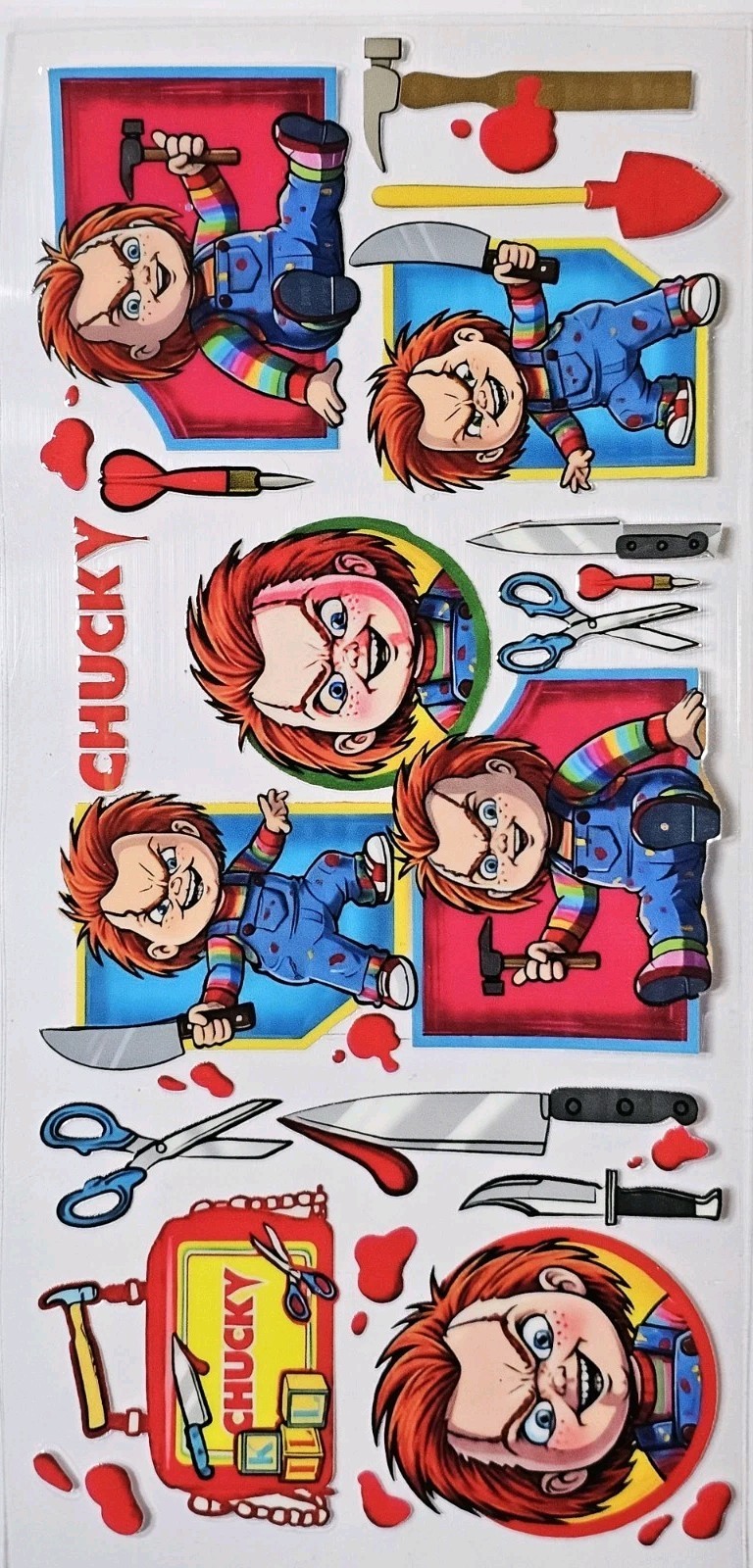 Chucky UV DTF Transfer Sticker Wrap Tumbler UVDTF BUY 10+ GET COMBINED SHIPPING