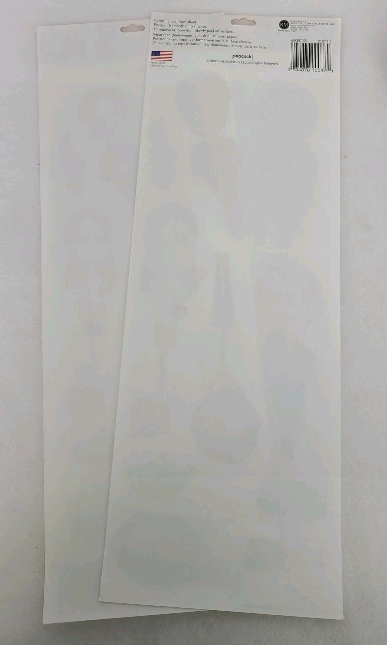 The Office Michael Scott Dunder Mifflin Dwight Sticker Wall Decal LOT 2 SHEETS
