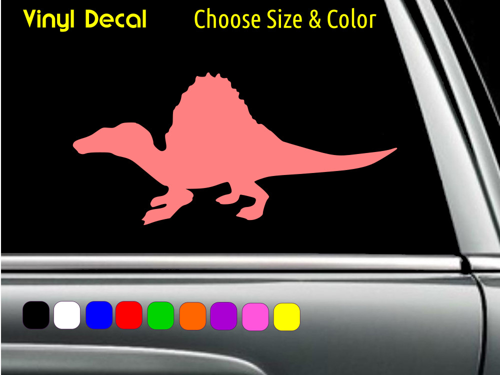Spinosaurus Jurassic Park Dinosaur Decal Laptop Window Sticker CHOOSE SIZE COLOR