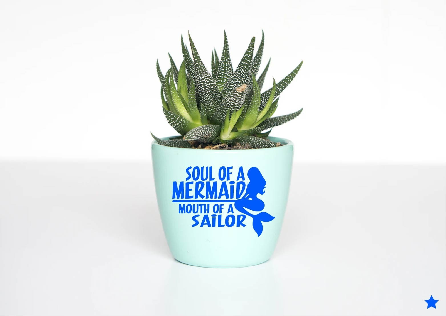 Soul of a Mermaid Mouth of a Sailor Decal Sticker Car Girl Power Beach Ocean Sea