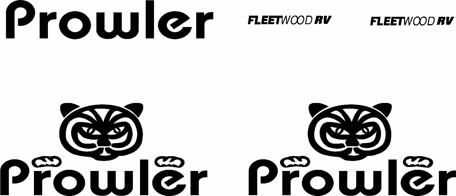 5 pc Prowler Camper RV Vinyl Decal Stickers Camper Graphics Stickers 37×17!