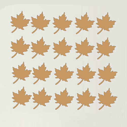 20 Maple Leaf Decal Stickers for Home DIY wall window decor party Nursery room