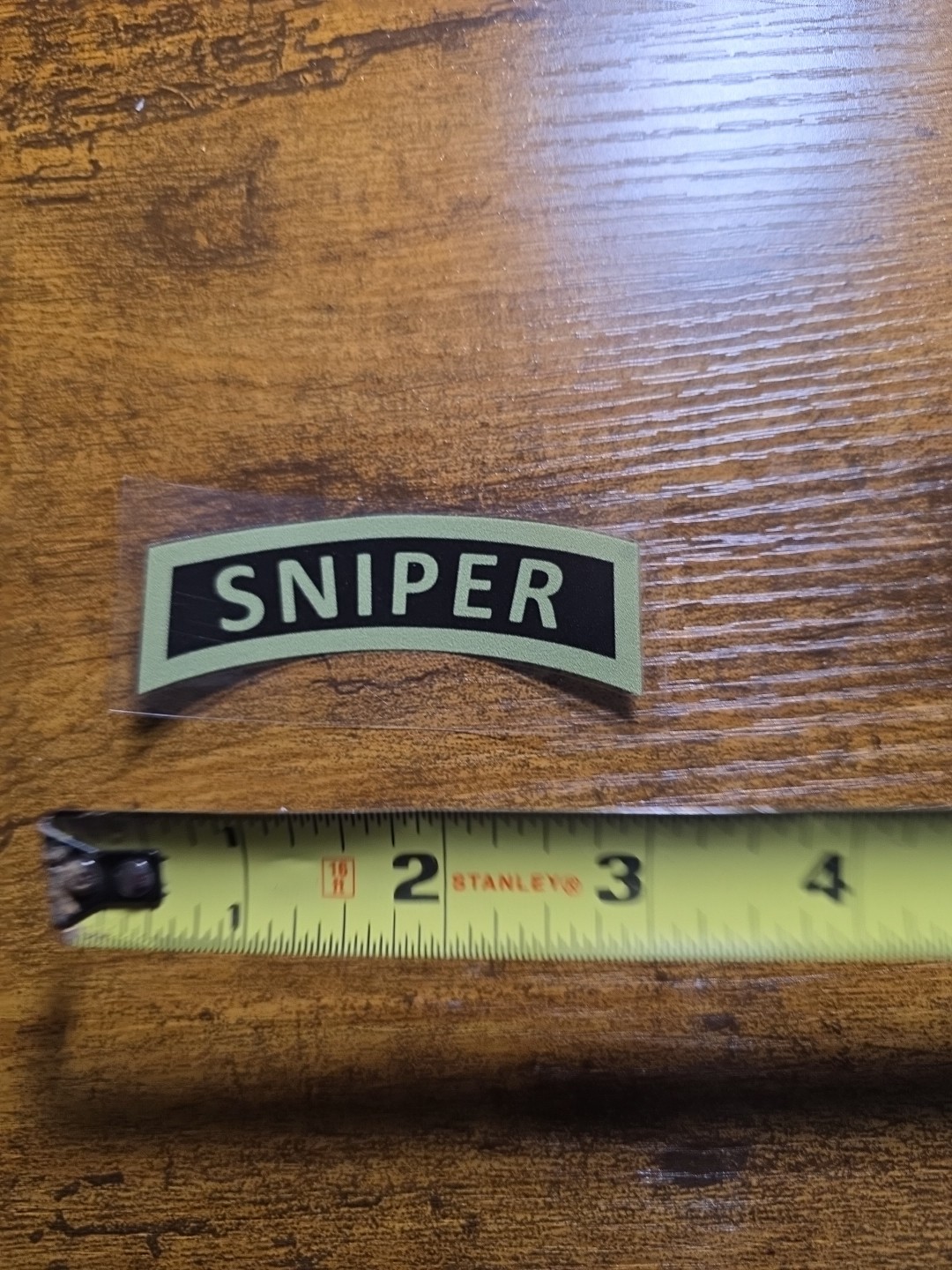 Sniper Tab Subdued 3in UV DTF Decal Waterproof Made In USA