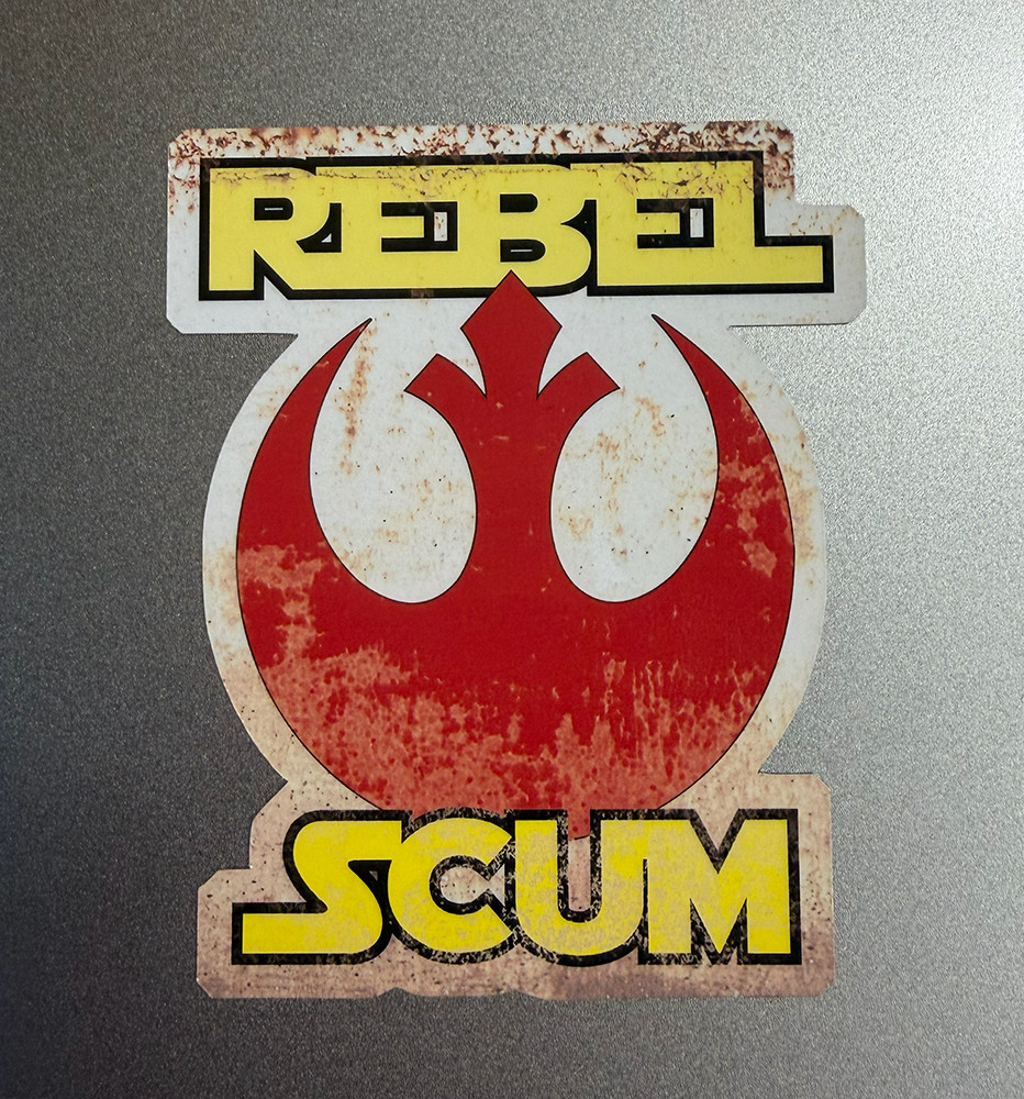 Rebel Alliance Magnet Rebel Scum Star Wars 4" Magnetic Vinyl