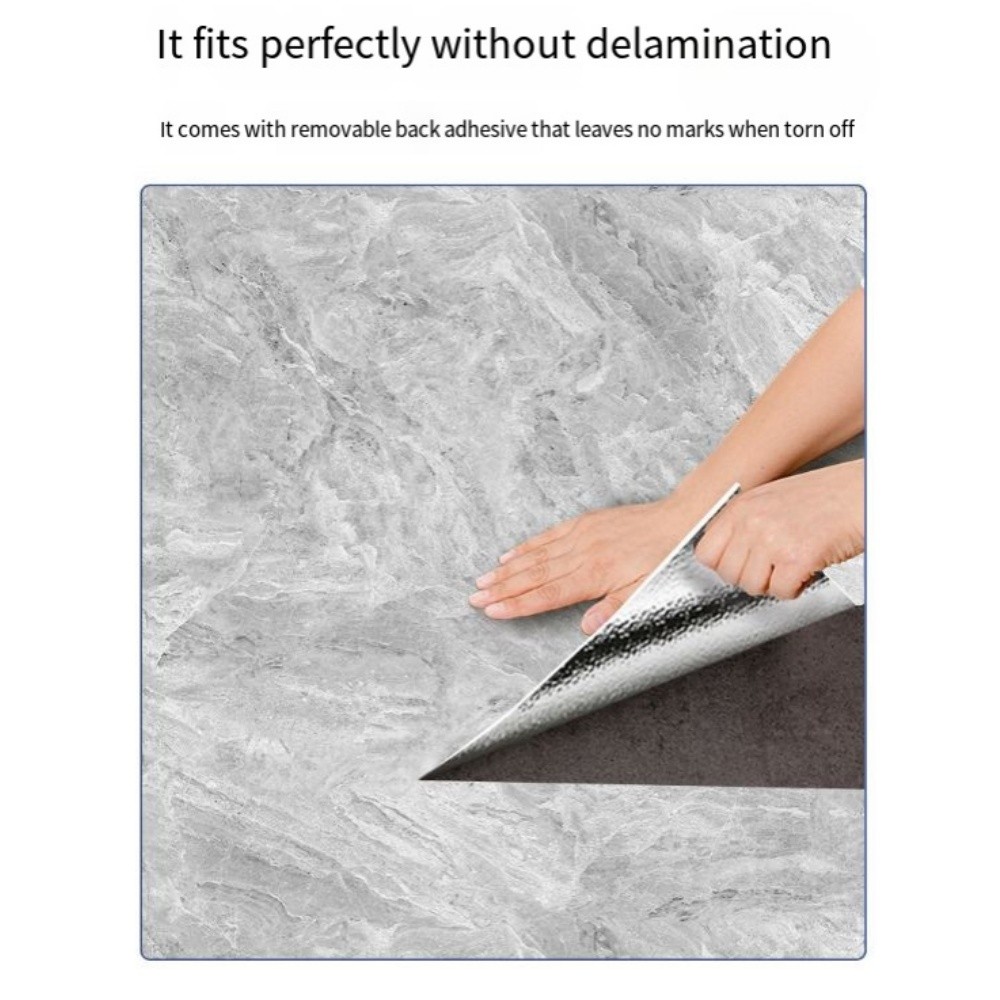 Durable Peel and Stick Wallpaper Anti-Slip Shower Floor Decals, Safe&Waterproof