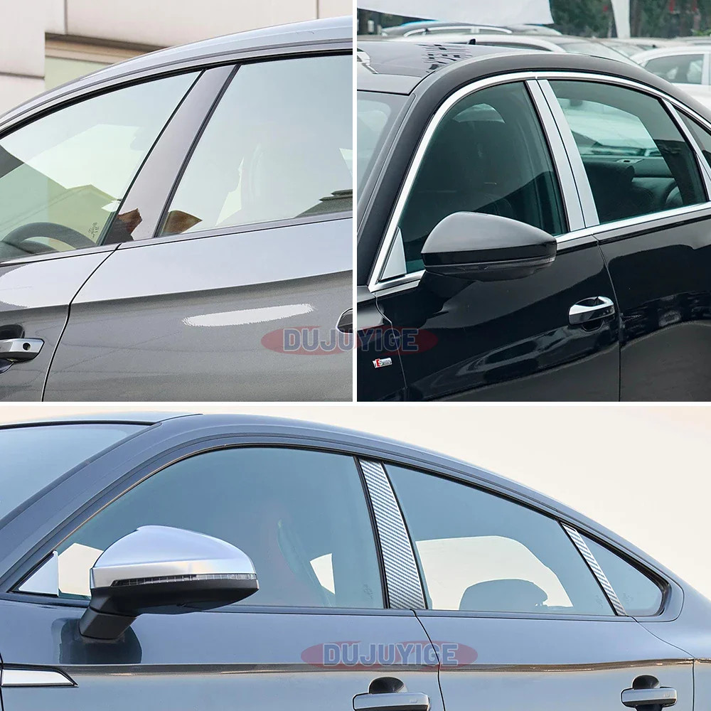 Carbon Fiber B & C Pillar Post Cover for Subaru XV GP (2011–2017) | Window Door