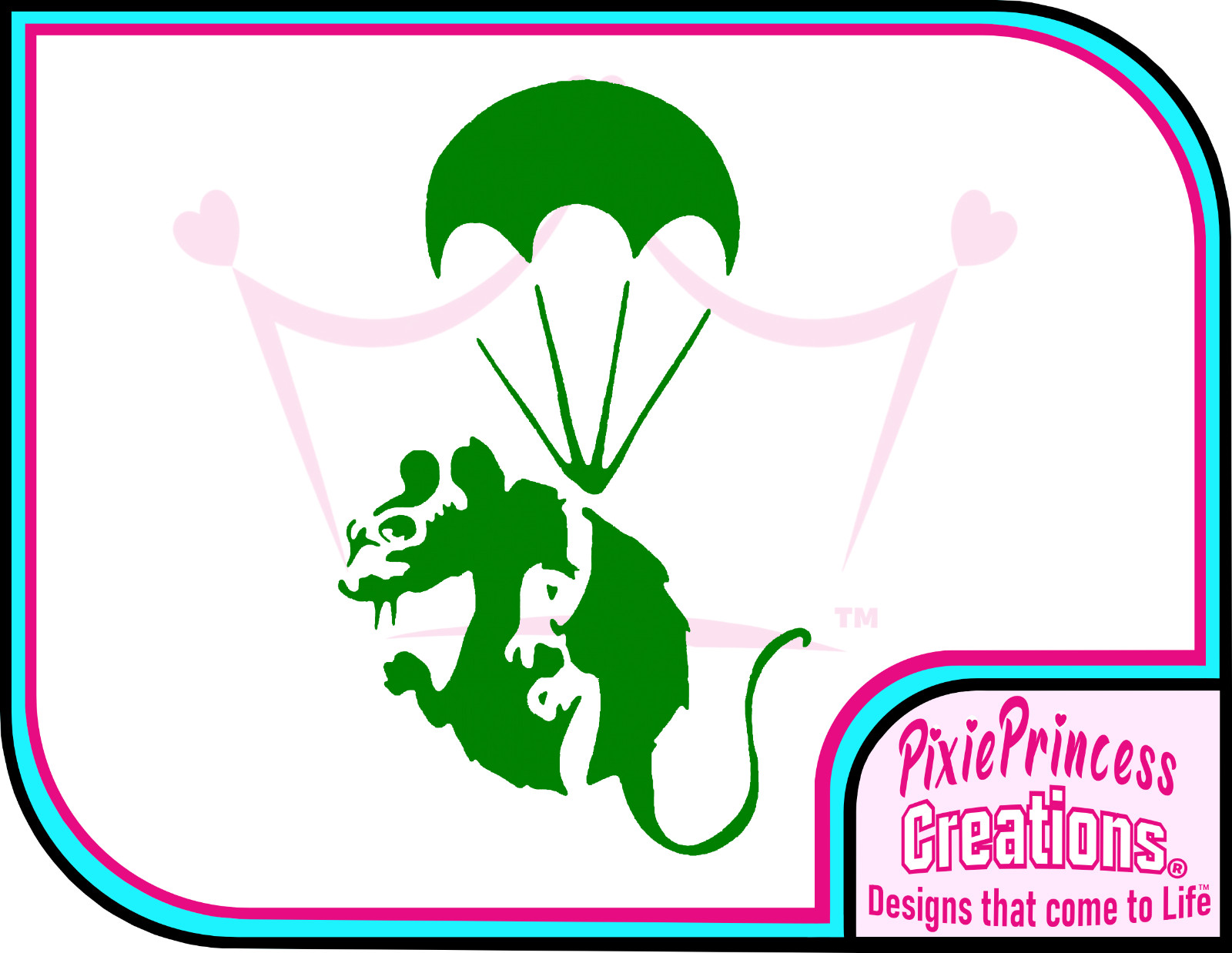 Banksy I Paratrooper Rat Vinyl Sticker Wall Art Poster Car Van Home Decor Decal