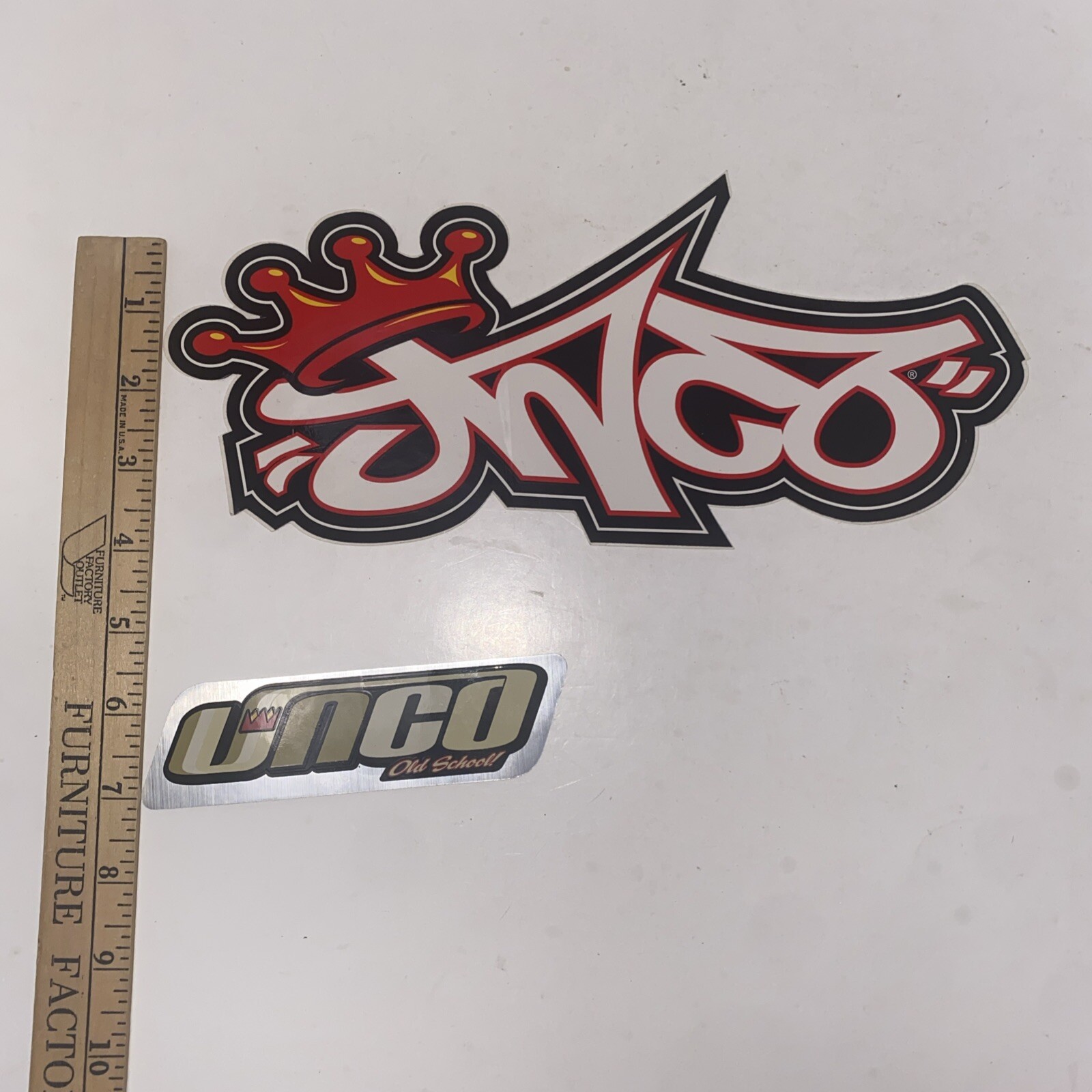 Jnco Stickers LOT of 2 Old School Raver Dance EDM Crown Festival Graffiti DnB